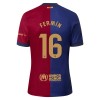 Maglia ufficiale Barcellona Fermin 16 Casa 2024-25 per Uomo